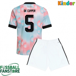 Belgien Maxim De Cuyper #5 Replik Auswärtstrikot Kinder WM 2026 Kurzarm (+ Kurze Hosen)